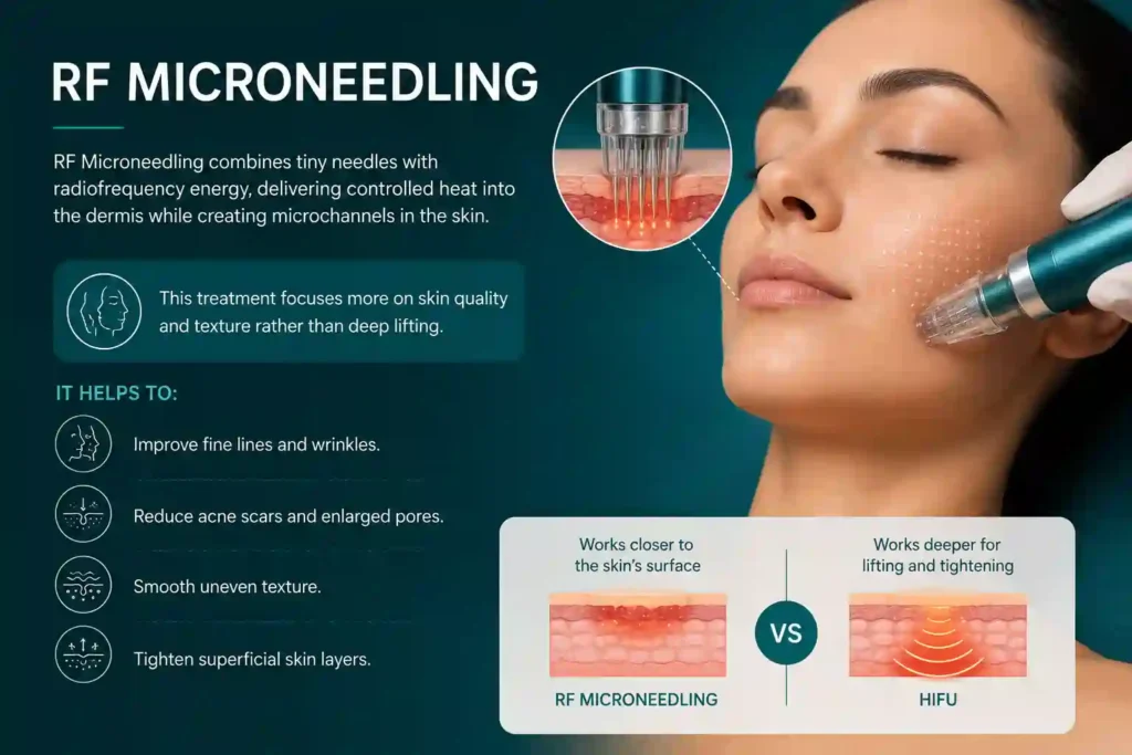 What Does RF Microneedling Do That HIFU Alone Cannot Barnsley