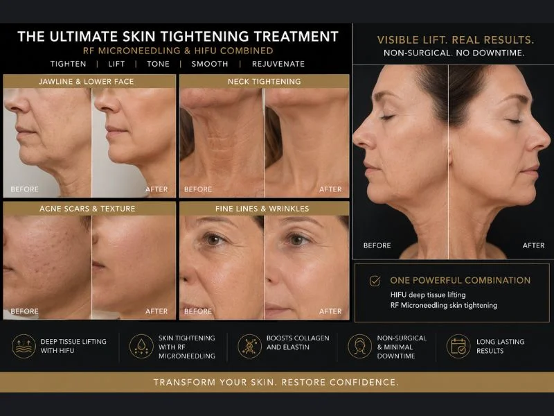 Results of combined treatment for the ultimate skin tightening treatment Barnsley