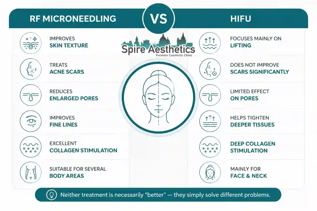 RF Microneedling vs HIFU: Which Treatment Gives Better Results Barnsley?